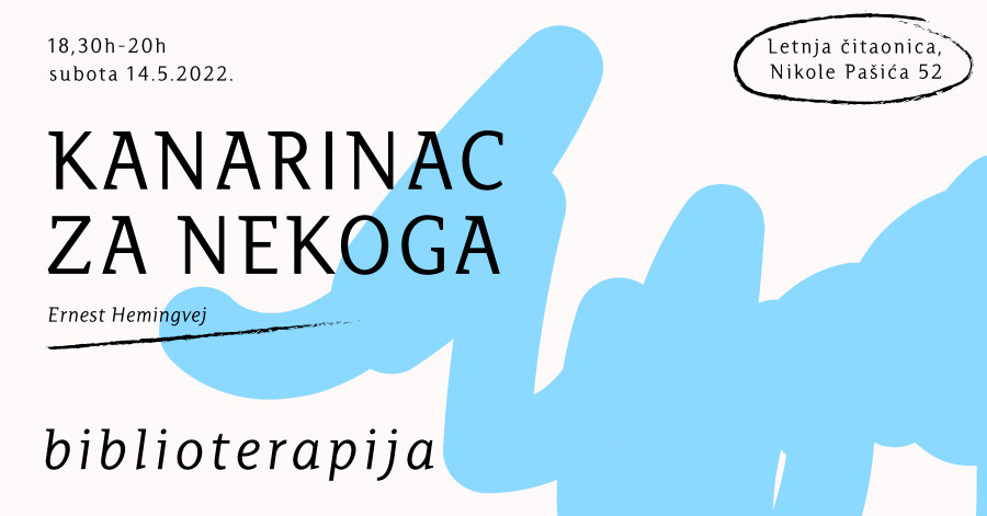 Biblioterapija: "Kanarinac za nekoga", Ernest Hemingvej